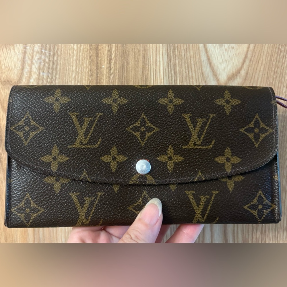 Auth Louis Vuitton Portefeuille Emily long bifold snap wallet - Picture 15 of 15